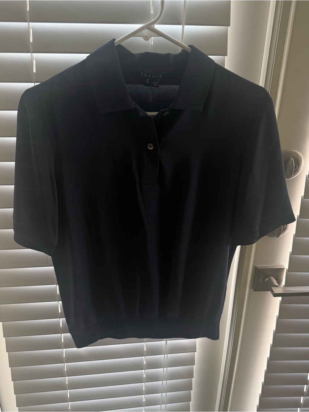 Theory silk polo